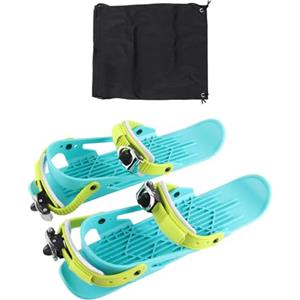 Tomotato Mini Pattini da Sci Corti per Neve, Skiboard Regolabili Pattini da Neve Corti Invernali Snowblade Skiboard per Sport Invernali Attrezzatura da Sci (Colorato)