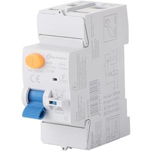Electraline 87018 Interruttore differenziale, 40A, sensibilità 30mA Monofase - tipo F (ideale per apparecchiature elettroniche e inverter)