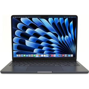 Apple MacBook Air 13 pollici (2025) M4 10-Core, GPU 10-Core, Mezzanotte - 16GB - 256GB SSD - Italiano - Eccellente