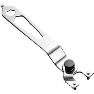 Generic Chiave a perno per smerigliatrice angolare, chiave regolabile da 10-52 mm, impugnatura comoda, in acciaio al carbonio, adatta per seghe da banco per cambio disco, smerigliatrici per troncatrici F0r