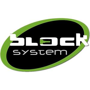 Stampagenerale® 10 Pz Adesivo "Block System" Antifurto per Veicoli | Segnalazione Sistema di Blocco Avanzato | PVC Resistente (5,5x3 cm) Applicazione Interna