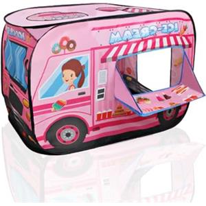 NUC Casetta giocattolo per bambini - Tenda da gioco pop-up per bambini per interni ed esterni con tappetino + custodia - casetta giocattolo per interni a partire dai 3, 4, 5, 6 anni - ideale come