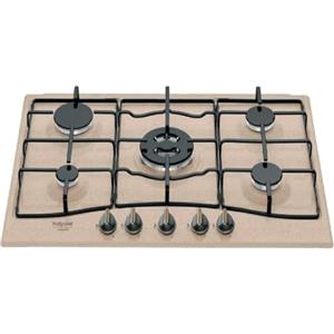 Hotpoint PCN 750 T (AV) R/HA Piano cottura colore avena 75cm, linea TRADIZIONE, 5 fuochi gas di cui una tripla corona. Colore Avena