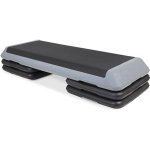 Diamond Fitness Aerobic Step Regolabile - Gradino Professionale Antiscivolo, Dimensioni 110 x 40 cm, Altezza 11/16/21 cm