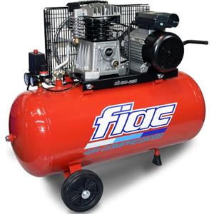 FIAC Compressore d'aria 100lt Fiac AB 100-360 M a pistoni e cinghia 3HP 2,2Kw carrellato