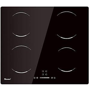 GIONIEN Piano cottura a induzione, piano cottura elettrico da 60 cm, piano cottura 4 fuochi GIB464SC