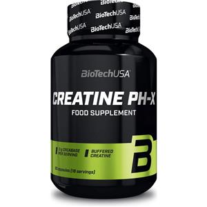 BioTechUSA Creatina pH-X 90 capsule - Creatina monoidrata tamponata per prestazioni fisiche ottimali