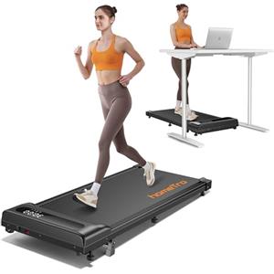HomeTro Tapis Roulant Elettrico Pieghevole per Casa e Ufficio | Walking Pad con Inclinazione Manuale, 1-8 km/h, Controllo App e Telecomando, Design Compatto e Pronto all'Uso