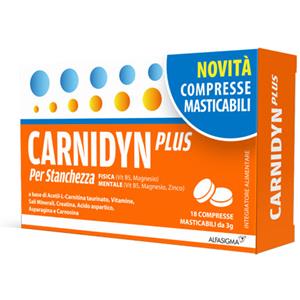ALFASIGMA SpA Carnidyn Plus 18 Compresse Masticabili