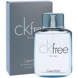Calvin Klein CK Free Eau de Toilette 50 ml - Fragranza Aromatica e Speziata per Uomini Moderni