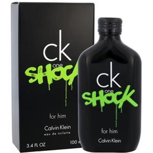 Calvin Klein CK One Shock Eau de Toilette Uomo 100ml - Fragranza Speziata Orientale con Note di Lavanda e Tabacco