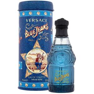 Versace Blue Jeans Eau de Toilette 75 ml - Fragranza maschile classica con note agrumate e speziate