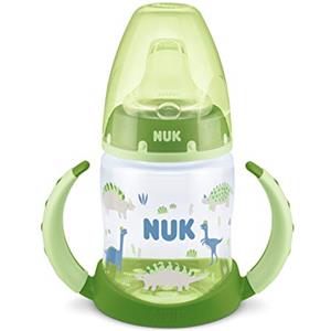 NUK First Choice 10215278 Biberon con Beccuccio in Silicone, 6-18 Mesi, 150 ml, Verde