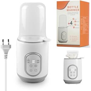 BORDEAG Scaldabiberon: Sterilizzatore Biberon, Scaldalatte Veloce per Neonati, Scaldalatte per Bambini con Digitale Display LCD, Scaldabiberon per Tuttii Biberon, Scaldabiberon Multifunzione per Latte Materno