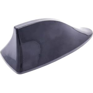 REY Antenna a pinna di squalo per autoradio, AM/FM, nera