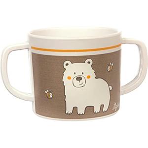 Sigikid 25386 - Tazza per bambini con orso HoniBoni Bear rPET raccomandata per bambini di 2 anni, sostenibile, robusta e durevole