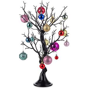 NUPTIO Albero Halloween Finti Tavola: 58cm Decorazioni Nere Casa Matrimonio Centrotavola Addobbi Christmas Natalizie Natalizi Natale Home Decor Alberi Wedding Centr