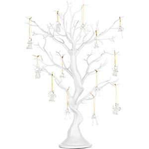 NUPTIO Albero Pasqua Decorazioni Natale: 58cm Decorazioni Bianco Casa Matrimonio Centrotavola Addobbi Christmas Natalizie Natalizi Halloween Finti Decor Alberi Wedding Centro Tavola