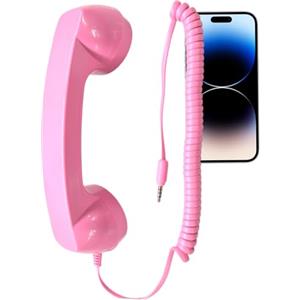 Generic telefonico retrò | Adattatore per con maniglia di linea fissa, cornetta telefonica | per la decorazione nostalgica della casa sul posto di lavoro Festa a tema Recitazione Prop