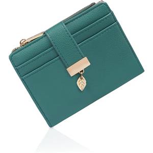 Pomelo Best piccolo portafoglio donna - portafoglio compatto con zip, scomparti per carte e finestra porta documenti - mini portafoglio ideale per viaggio e uso quotidiano