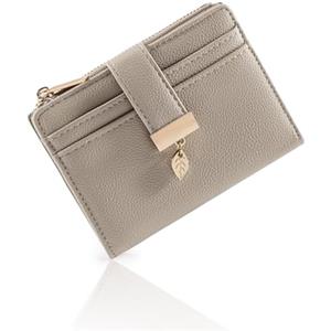 Pomelo Best piccolo portafoglio donna - portafoglio compatto con zip, scomparti per carte e finestra porta documenti - mini portafoglio ideale per viaggio e uso quotidiano