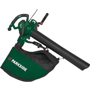 PSIDE Parkside® 3in1 Aspiratore e soffiatore elettrico per foglie PLS 3000 A1, 3000W, soffiatore per foglie