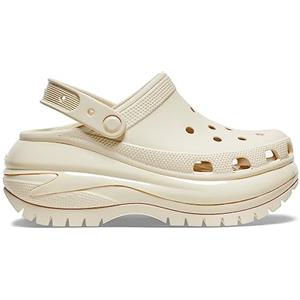 Crocs Classic Mega Crush Clog, Osso, 9 Women/7 Men