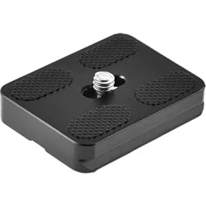 Zqxnt Base a sgancio rapido per treppiedi standard, piastra di montaggio universale con attacco a vite da 1/4 di pollice per fotocamera da viaggio