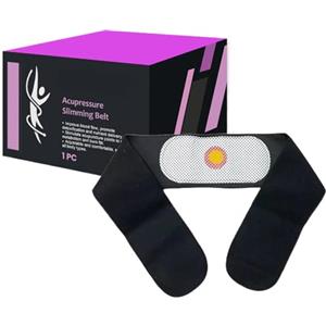 GkgWuxf Cintura massaggiante per la schiena, fascia elastica per la vita, leggera, supporto caldo per la zona lombare, massaggiatore per il corpo per casa sul posto di lavoro, massaggio profondo