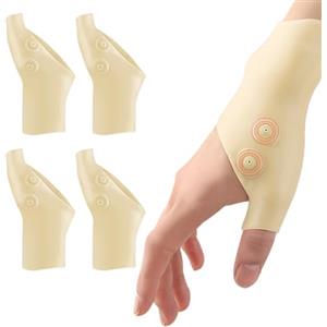 PBAHAUP supporto per pollice e polso, 2 paia Guanto Supporto per Polso Silicone Protettivo Alleviare Il Dolore Per Mano Artrite Tunnel Carpale Tenosinovite Compressione Distorsione