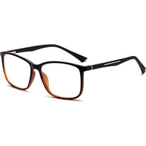 ZXYOO Occhiali da lettura uomo 3 Pacco Lettore di luce anti-blu stile sportivo con cerniera a molla in metallo（Brown+3.00）