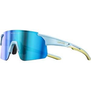 KAPVOE Occhiali da Sole Bambini Sportivi Ciclismo Bici MTB Baseball Softball Running 3-14 Anni - K9035