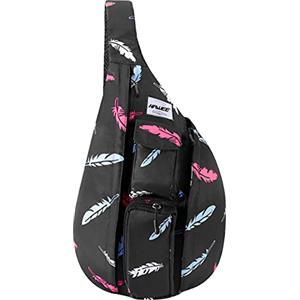 HAWEE Sportivo Zaino Monospalla Viaggio Petto Borsa Monospalla Crossbody Zaino Spalla Antifurto Petto Borsa Spalla Casual per Uomo Donna Adolescenti Vita Lavoro Outdoor Viaggio Ciclismo