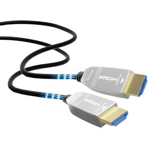 FeizLink 8K Cavo Hdmi Fibra Ottica 25M, Cavo HDMI 2.1 Supporta 4K 120Hz 8K 60Hz 48Gbps HDR10, Compatibile con Blu-ray/TV Box/HDTV/Proiettore/Console di Gioco/AVR