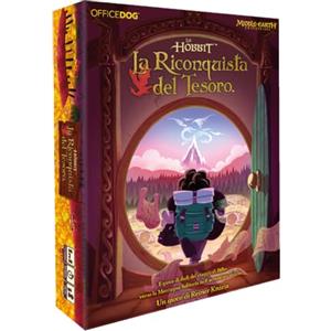 Asmodee Lo Hobbit: La Riconquista del Tesoro, gioco per tutta la famiglia da 1 a 4 giocatori dai 10 anni in su, gioco di dadi competitivo e narrativo ambientato nella Terra di Mezzo, Italiano