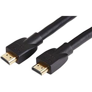 Amazon Basics - Cavo HDMI 4K da 4,6 m, alta velocità con Ethernet 18 Gbps, 4K@60 Hz, 2160p, Nero