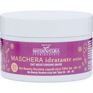 Maternatura Maschera Idratante all'Avena per Capelli Ricci - Nutriente, Anticrespo e Definisce i Boccoli - 200 ml