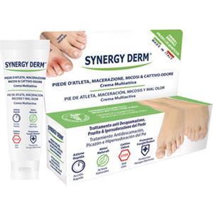 Synergy Derm Crema Multiattiva 50 ml - Trattamento per Piede d'Atleta, Macerazione e Cattivo Odore