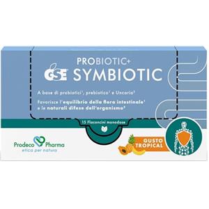 Prodeco Pharma PROBIOTIC GSE SYMBIOTIC - Integratore Alimentare con Probiotici e Prebiotici, 15 Flaconcini Monodose