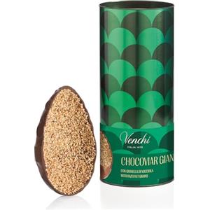 Venchi - Uovo di Cioccolato Chocoviar Gianduia, 330 Gr, con Nocciola Piemonte IGP, Senza Glutine, con Sorpresa, Collezione Pasqua Venchi, Idea Regalo