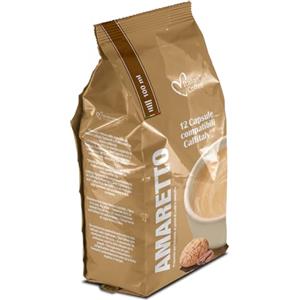 ITALIAN COFFEE FOR ESPRESSO LOVERS Italian Coffee 96 Capsule Amaretto Compatibile con Caffitaly System