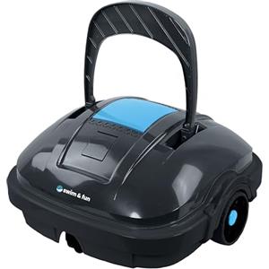 Swim & Fun - Robot per Piscina Marino: Pulizia Senza Sforzo della Piscina con Design Intelligente. Sistema di filtraggio rapido e Facile da Usare. Scopri la Piscina limpida premendo Un Pulsante!