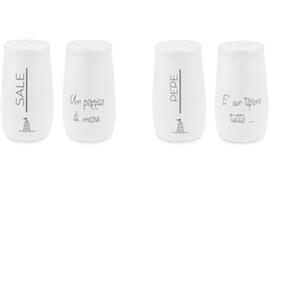 La Porcellana Bianca Set Sale e Pepe Gli Onesti 58 ml - Elegante Porcellana Bianca dal Design Moderno