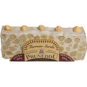 Pruneddu Torrone di miele 55% di nocciole 200 gr