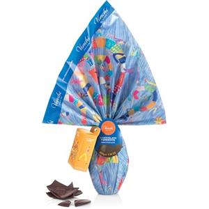 Venchi - Uovo di Cioccolato per Bambini, Blu, Fondente 60%, 220 Gr, Senza Glutine, con Sorpresa Gioco dell'Oca, Collezione Pasqua Venchi, Idea Regalo