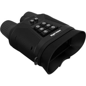 SkyFace Binocolo Visione Notturna 4K, Batteria 5000mAh f/1.4 Visione Notturna 8X Digitale Zoom Display HD da 3 Scheda 64GB Inclusa, Perfetto per Caccia, Campeggio & Sicurezza