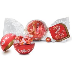 Lindt LINDOR Maxi Boule Latte, Confezione in Latta Contenente Praline di Cioccolato al Latte, Formato 200g