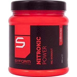 SYFORM NITROKIC POWER INTEGRATORE DI AMINOACIDI 480 Gr. Arginina + Citrullina + beta-Alanina Integratore a base di amminoacidi per sport, allenamento palestra fitness, Senza Glutine, Senza Lattosio