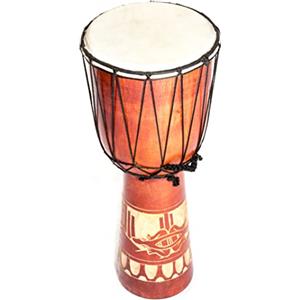 Ciffre 60cm Djembe Drum Bongo Tamburo di legno Darbuka Buon suono Gecko