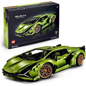 LEGO Technic Lamborghini Sián FKP 37, Kit Modellino di Auto Sportiva per Adulti, Idea Regalo Esclusiva per Uomo o Donna, Set Avanzato Macchina da Corsa da Collezione 42115
